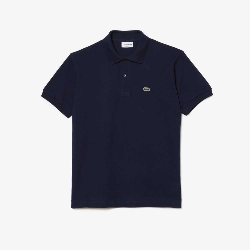 Lacoste Original L.12.12 petit pique cotton Marinblå Blå | ZVBHX-0342