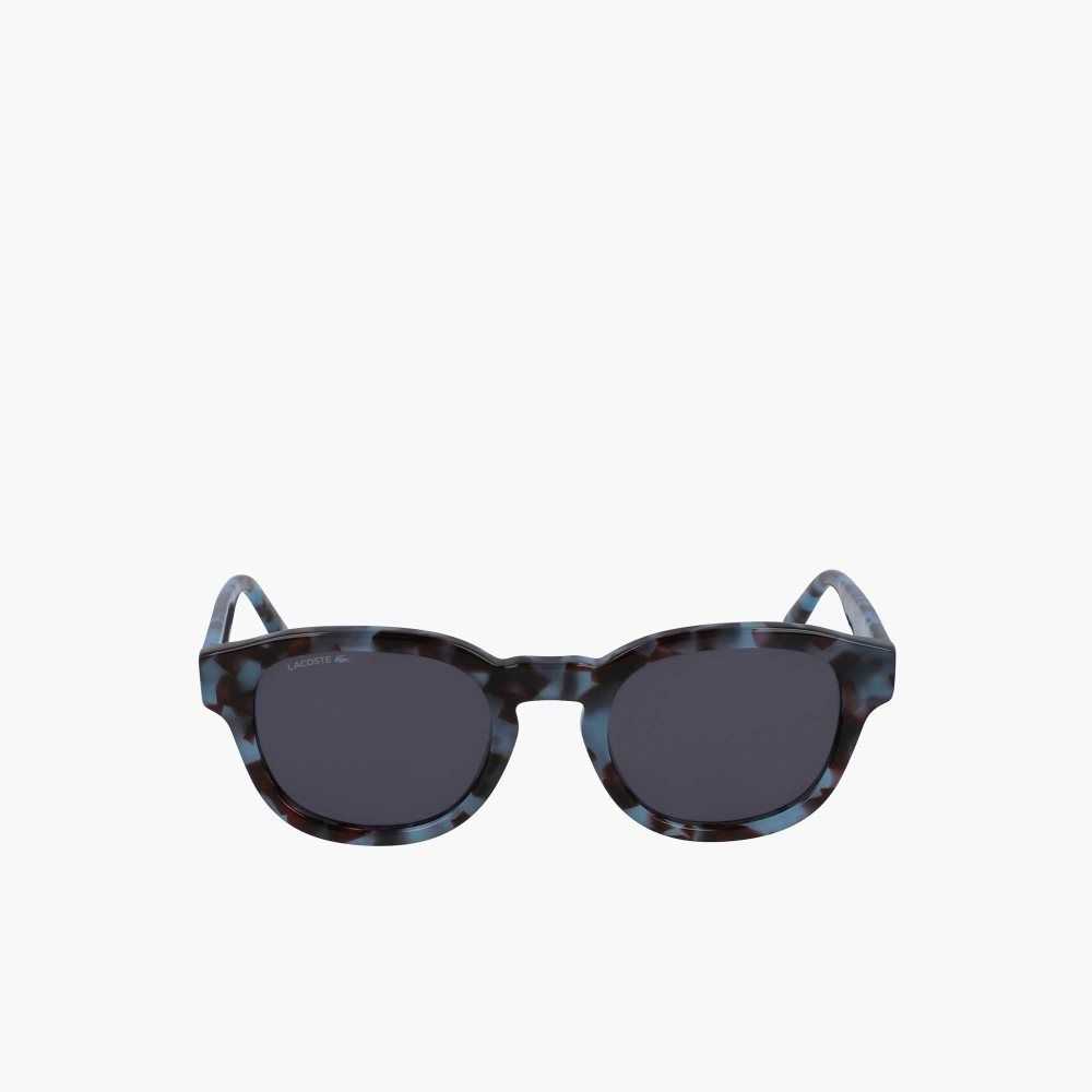 Lacoste Oval Bio Acetate National Geographic Vinröda | LXUKY-4126