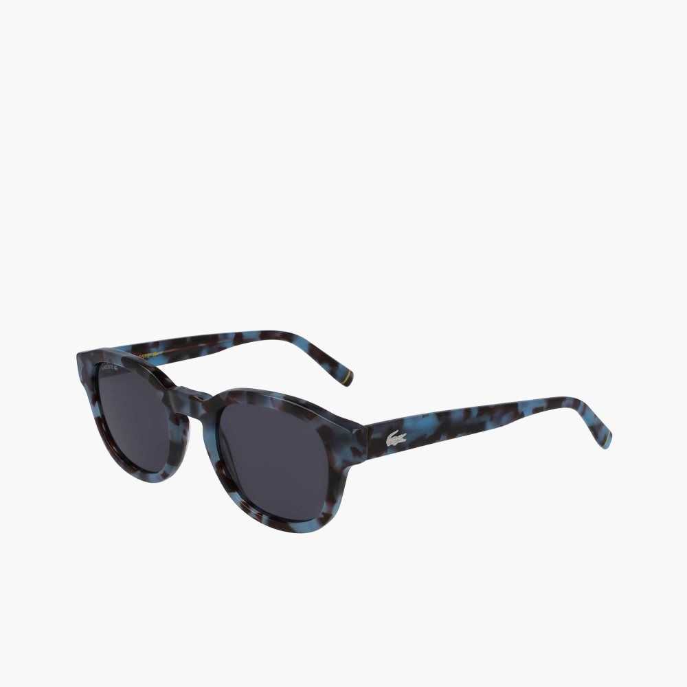 Lacoste Oval Bio Acetate National Geographic Vinröda | LXUKY-4126