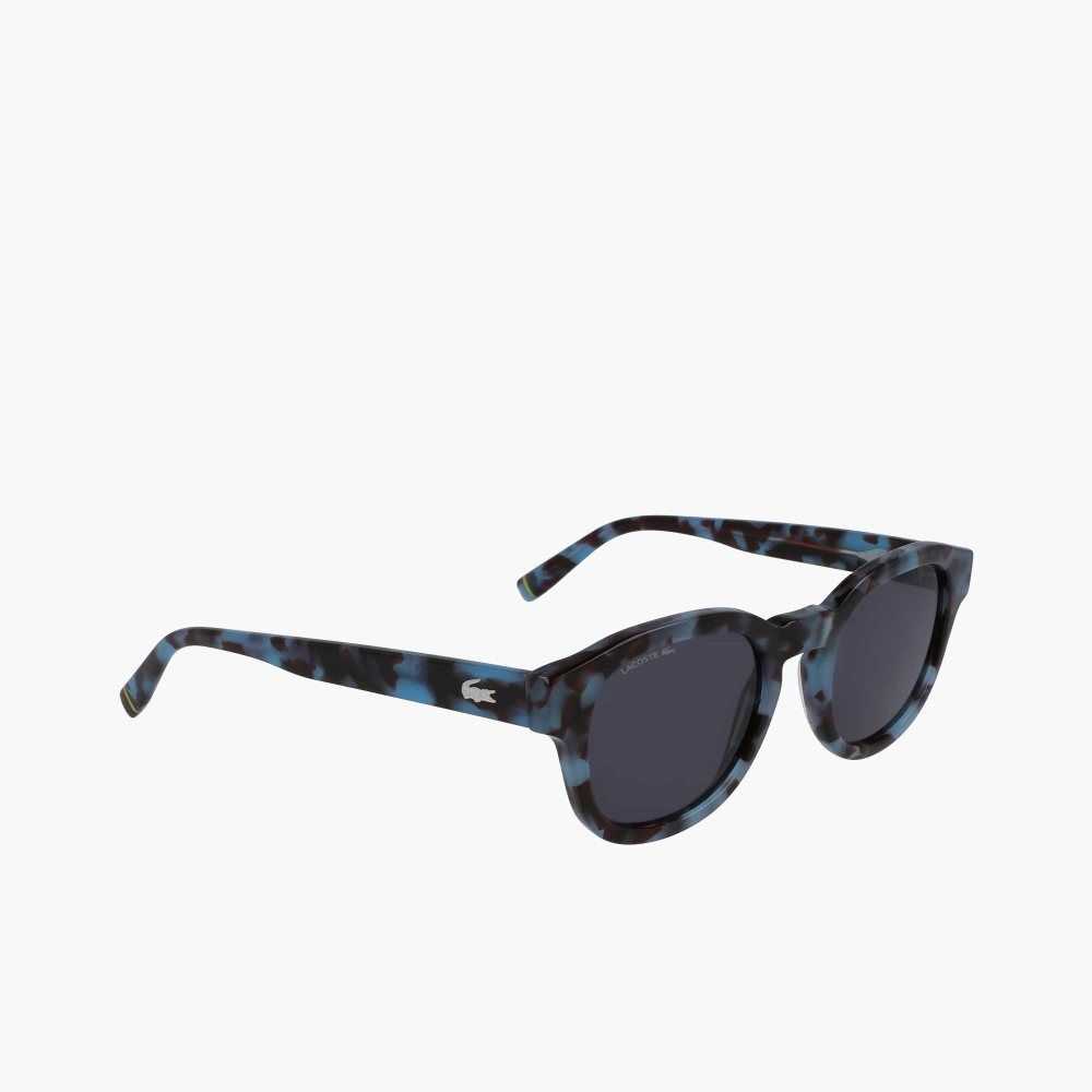 Lacoste Oval Bio Acetate National Geographic Vinröda | LXUKY-4126