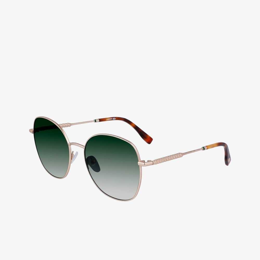 Lacoste Oval Metal Neoheritage Guld | HEMVR-7052