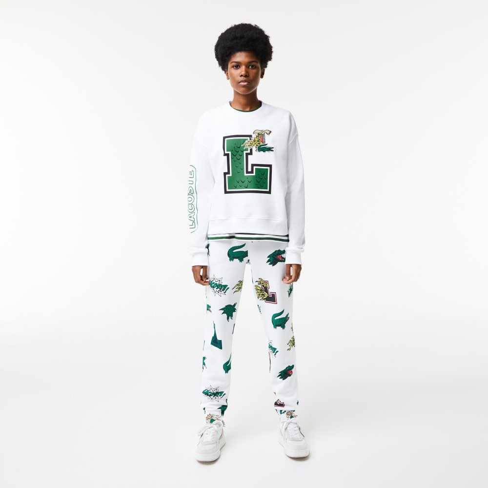 Lacoste Oversized Print And Branded Vita | BHISG-1540