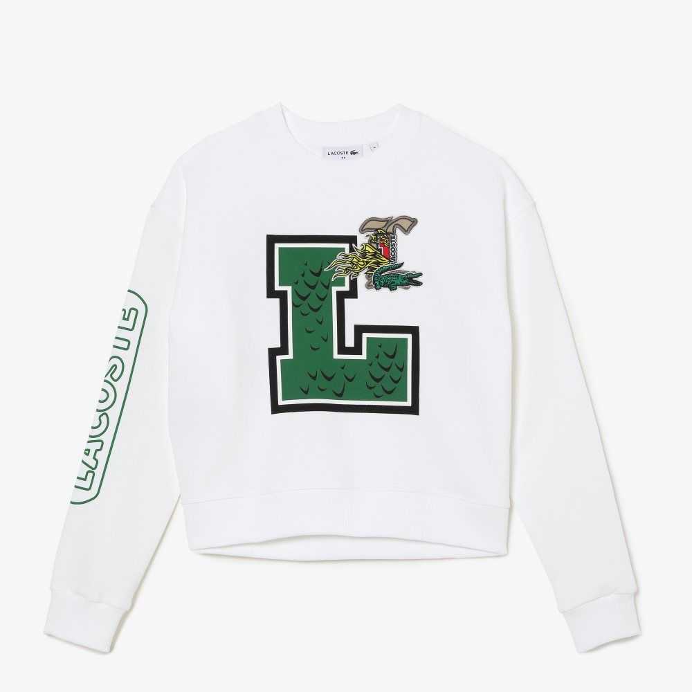 Lacoste Oversized Print And Branded Vita | BHISG-1540