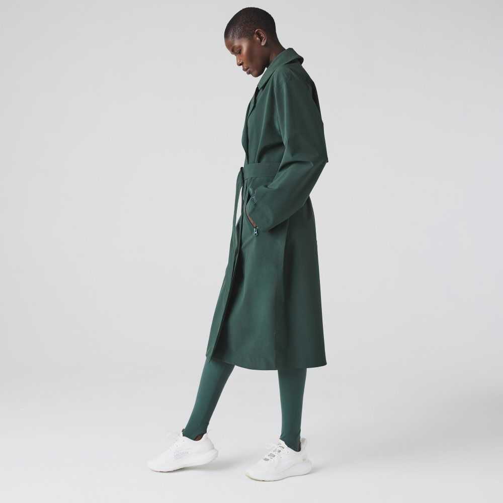 Lacoste Oversized Trench Coat Gröna | COKVL-6815