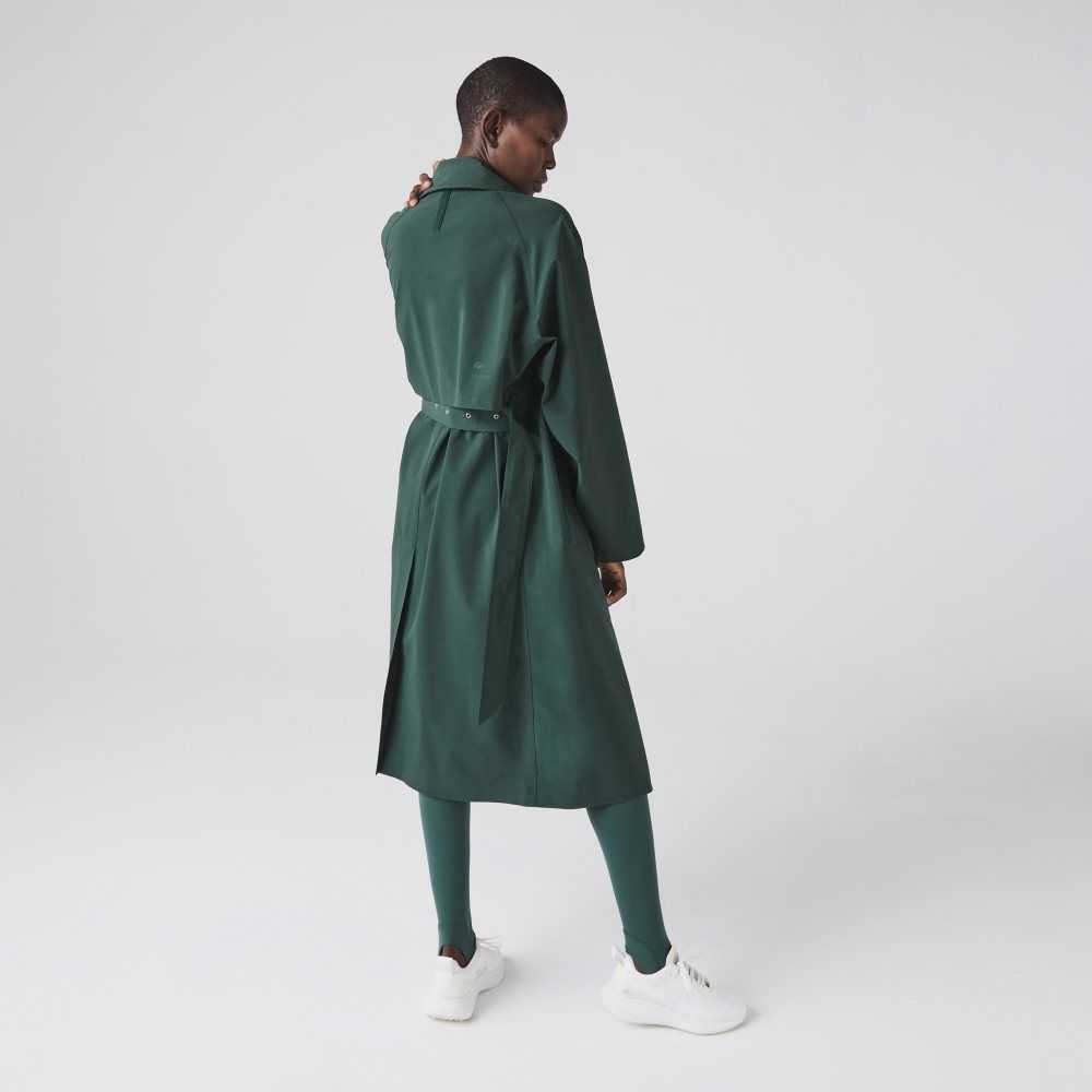 Lacoste Oversized Trench Coat Gröna | COKVL-6815