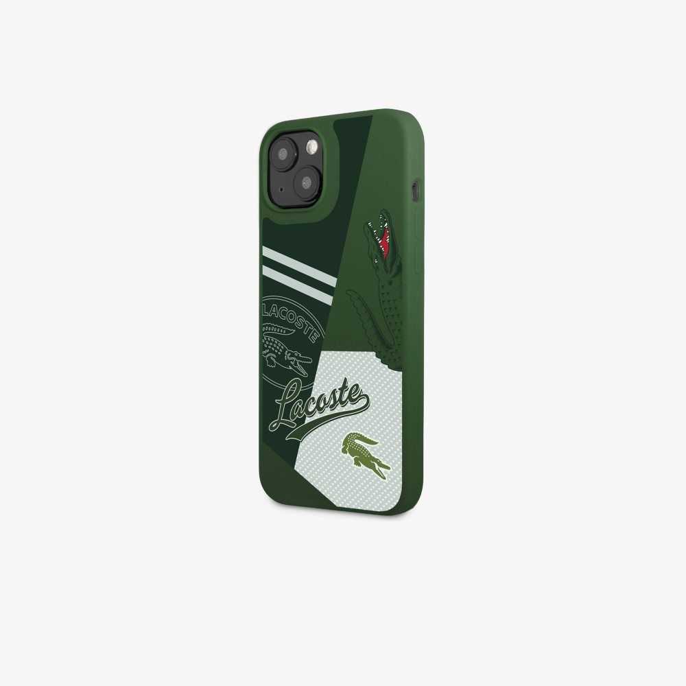 Lacoste Patchwork Print iPhone 14 Plus Olika Färger | FUQOL-3817