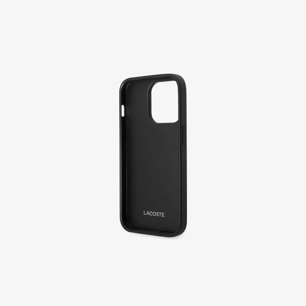 Lacoste Petit Pique Effect iPhone 14 Pro Svarta | FSKGD-0641