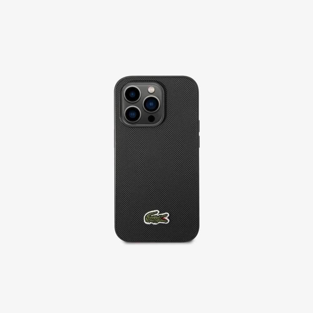 Lacoste Petit Pique Effect iPhone 14 Pro Svarta | FSKGD-0641