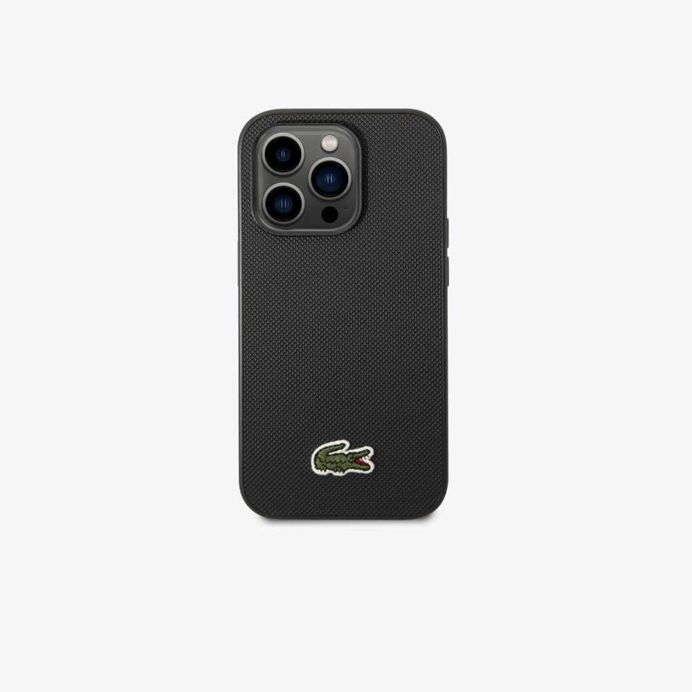 Lacoste Petit Pique Effect iPhone 14 Pro Max Svarta | QRPYF-7891