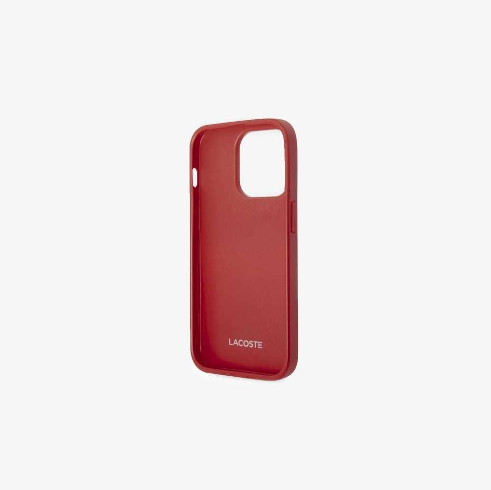 Lacoste Petit Pique Effect iPhone 14 Pro Röda | UQRVO-2985