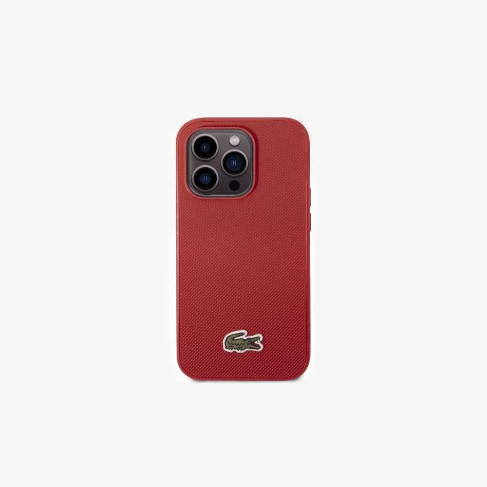 Lacoste Petit Pique Effect iPhone 14 Pro Röda | UQRVO-2985