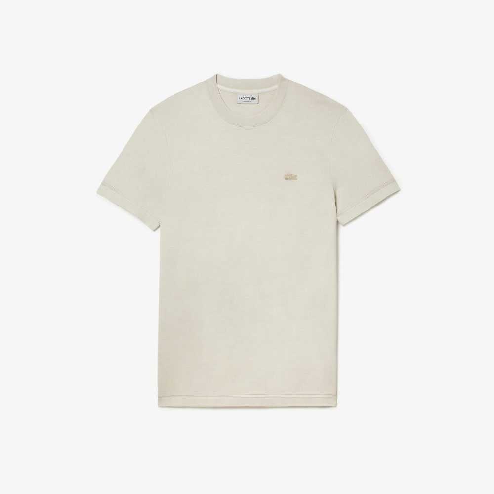 Lacoste Plain Organic Bomull Beige | PZNWD-3974