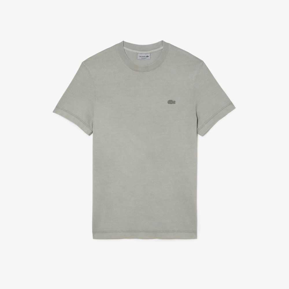 Lacoste Plain Organic Bomull Ljusgröna | HGJAW-6482