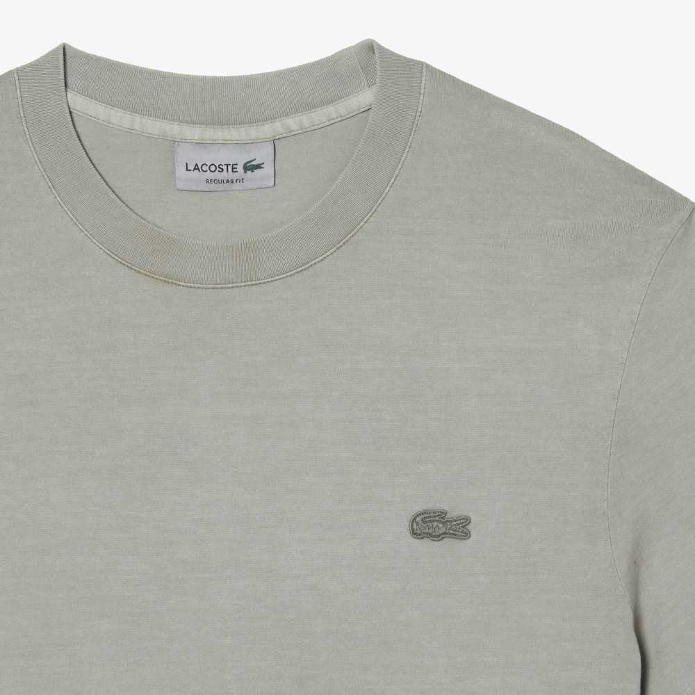 Lacoste Plain Organic Bomull Ljusgröna | HGJAW-6482