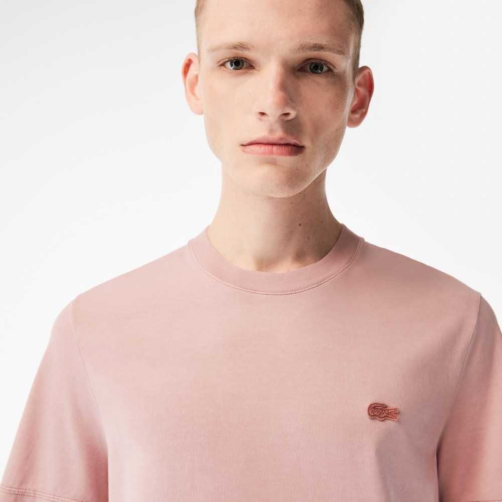 Lacoste Plain Organic Bomull Rosa | AEWVB-4057