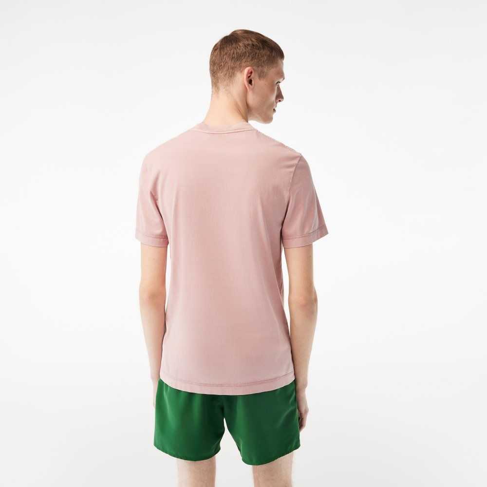 Lacoste Plain Organic Bomull Rosa | AEWVB-4057