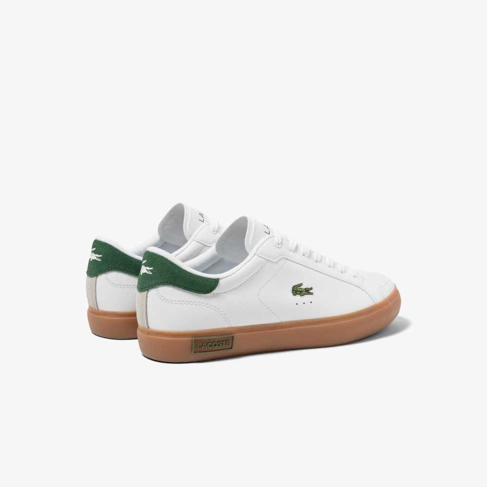 Lacoste Powercourt Läder Heel Pop Vita | OLHIT-7235