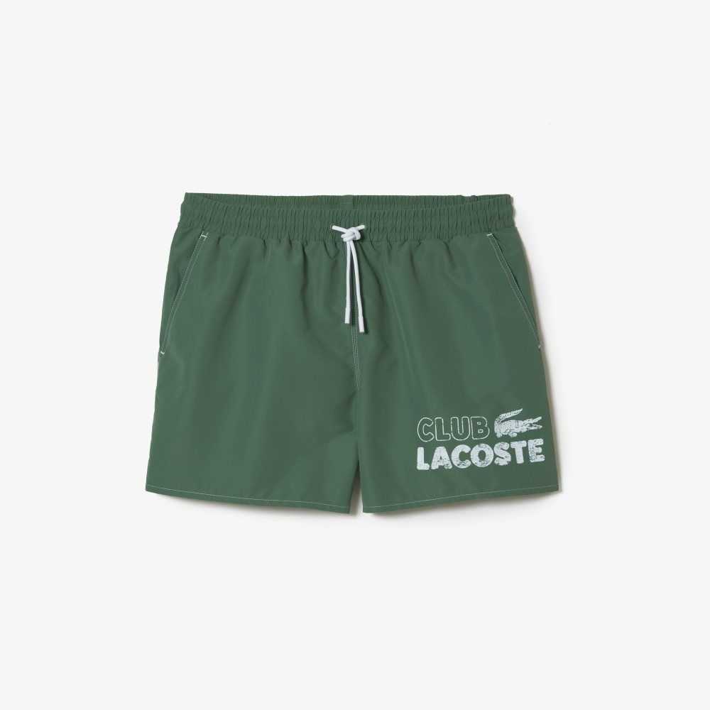 Lacoste Quick-Dry with Integrated Lining Khaki Gröna | EPHMB-9307