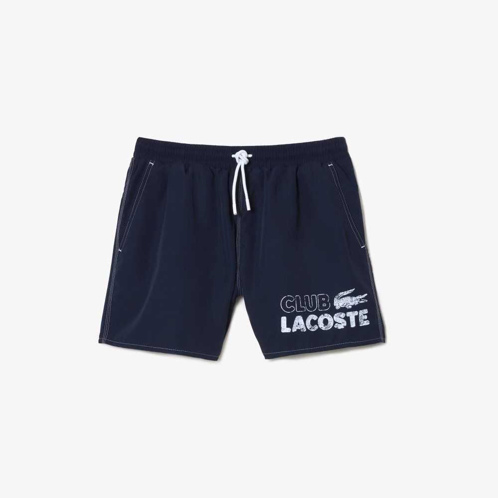 Lacoste Quick-Dry with Integrated Lining Marinblå Blå | GEOJK-0235