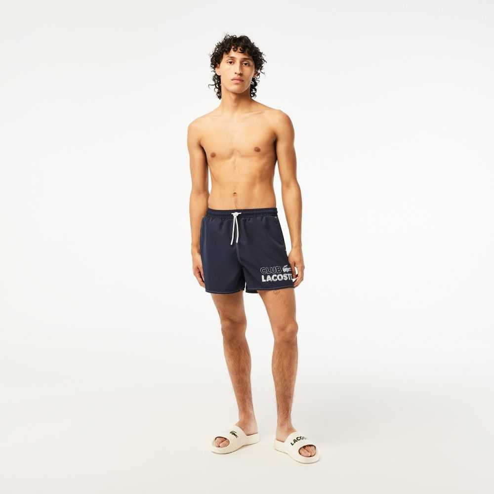 Lacoste Quick-Dry with Integrated Lining Marinblå Blå | GEOJK-0235