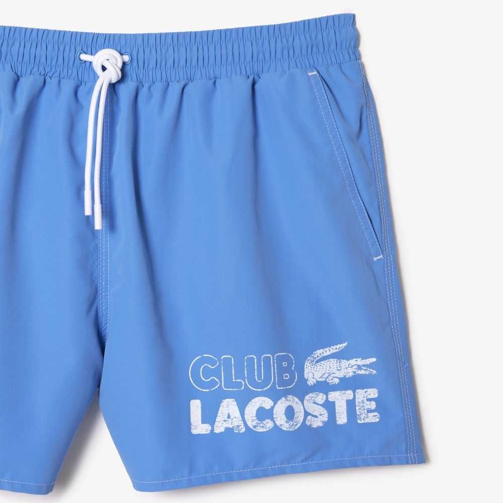 Lacoste Quick-Dry with Integrated Lining Blå | JMEOP-4578