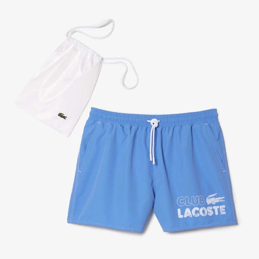 Lacoste Quick-Dry with Integrated Lining Blå | JMEOP-4578