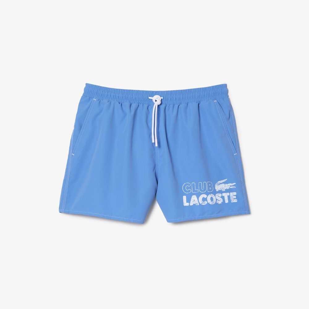 Lacoste Quick-Dry with Integrated Lining Blå | JMEOP-4578