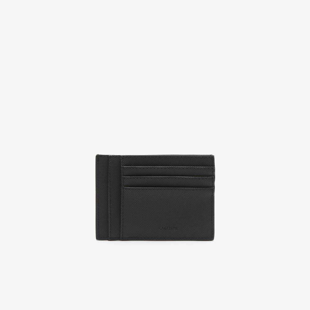 Lacoste RFID Protect 6 Slot Card Holder Svarta | QSMFG-9278