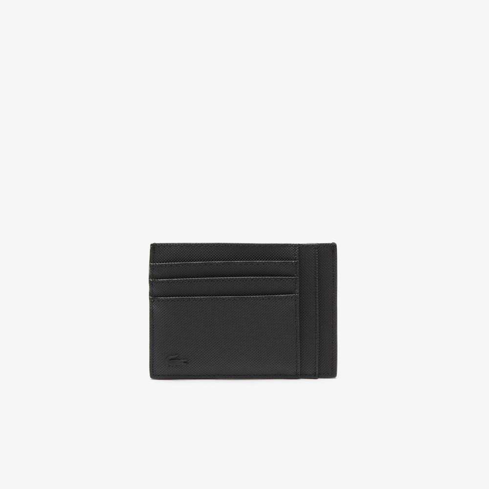 Lacoste RFID Protect 6 Slot Card Holder Svarta | QSMFG-9278