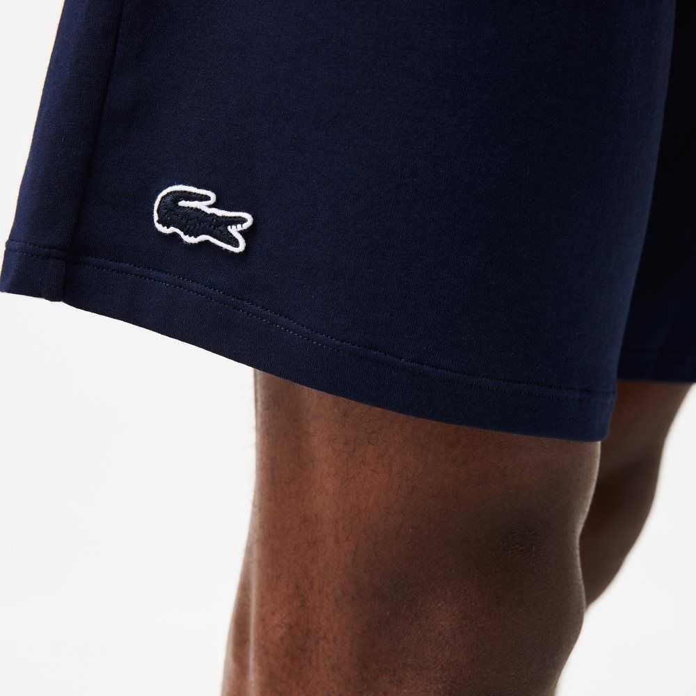 Lacoste Randig-Midja Long Boxer Briefs Marinblå Blå | OSCZB-2534