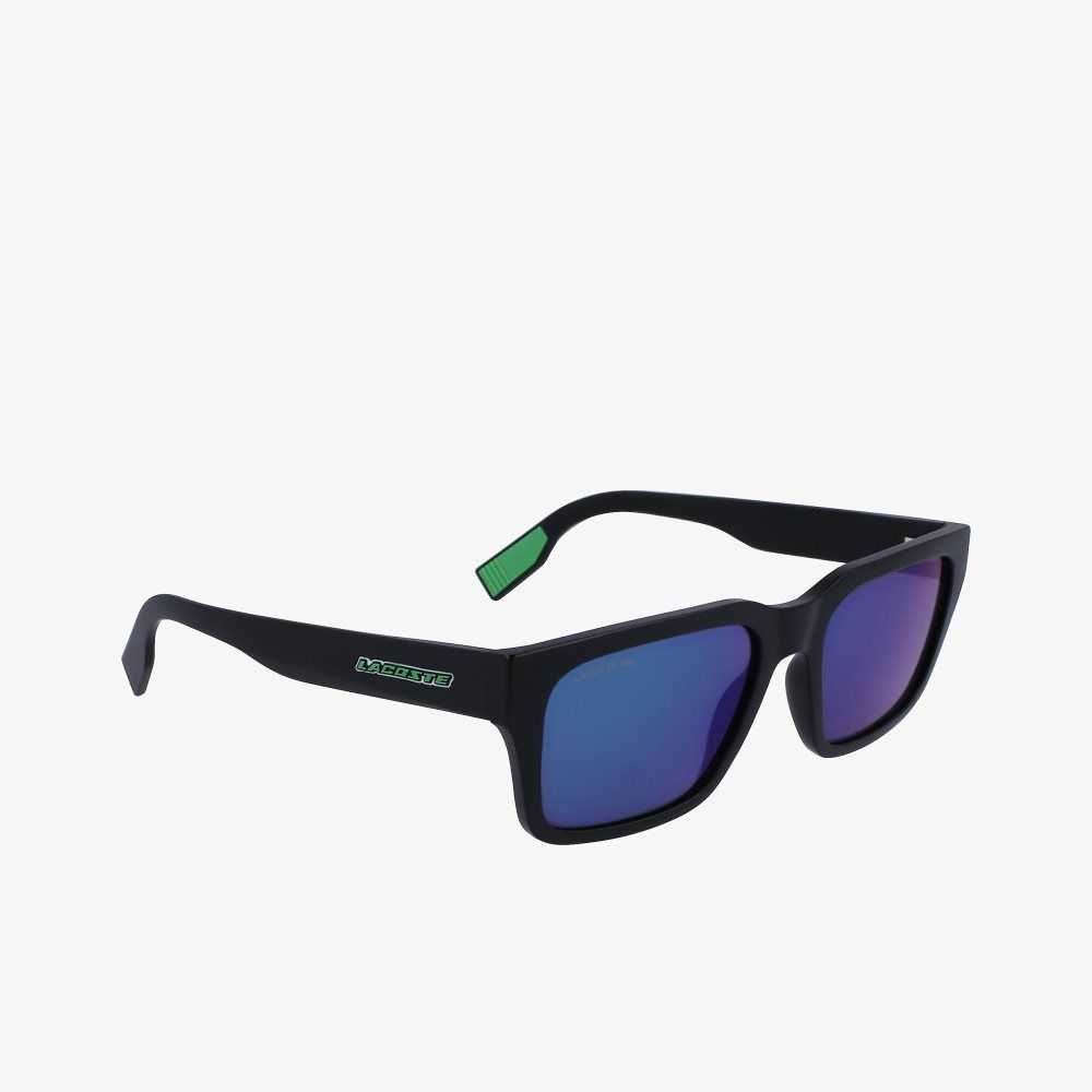 Lacoste Rectangle Active Svarta Blå | GJYKH-9837