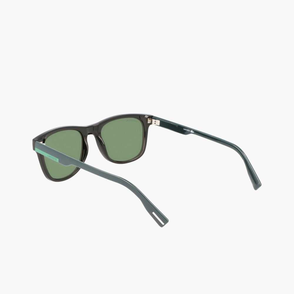 Lacoste Rectangle Color Block Svarta | JGRXV-5214