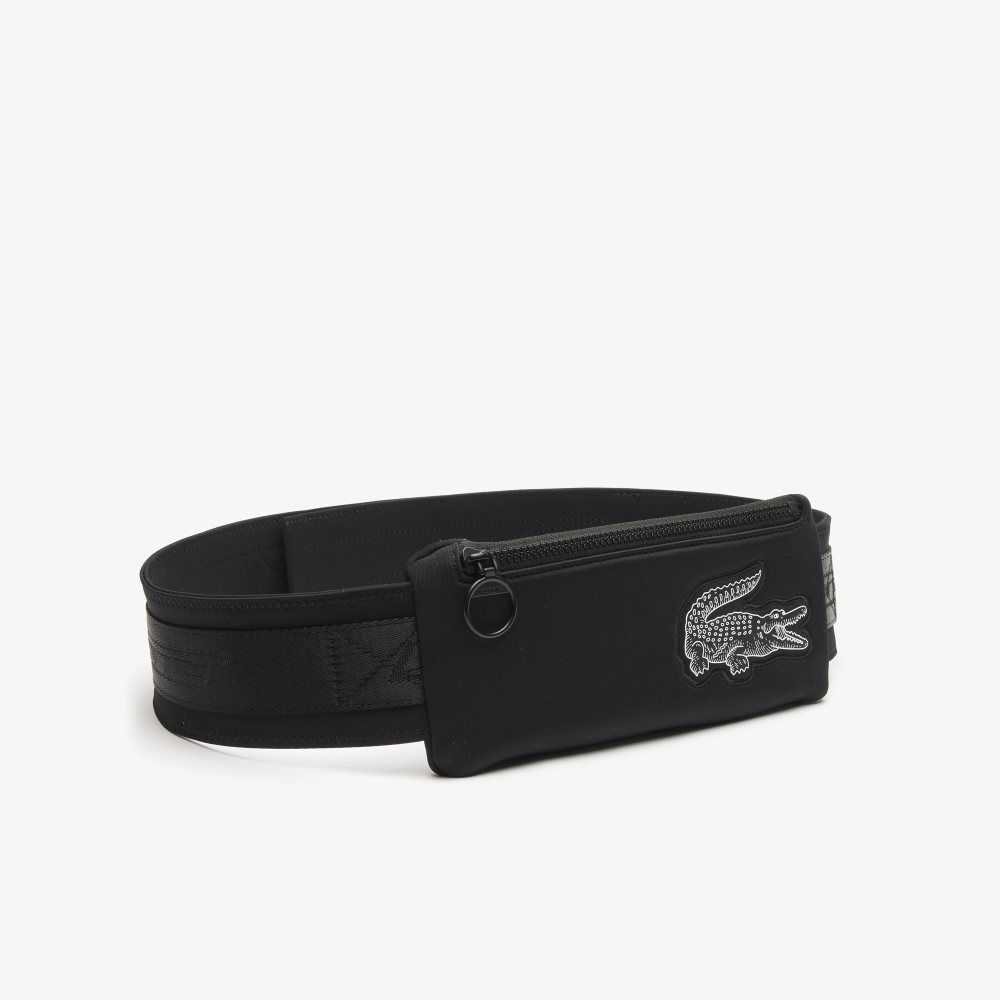 Lacoste Recycled Fiber Belt Bag Svarta | WAVNG-5760