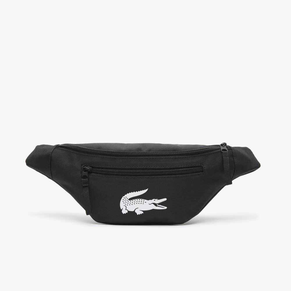 Lacoste Recycled Fiber Belt Svarta | NOMLD-0483