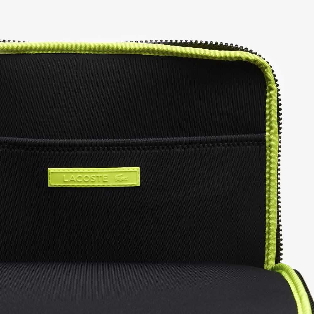 Lacoste Recycled Fiber Crossbody Svarta | ZMOBJ-1420