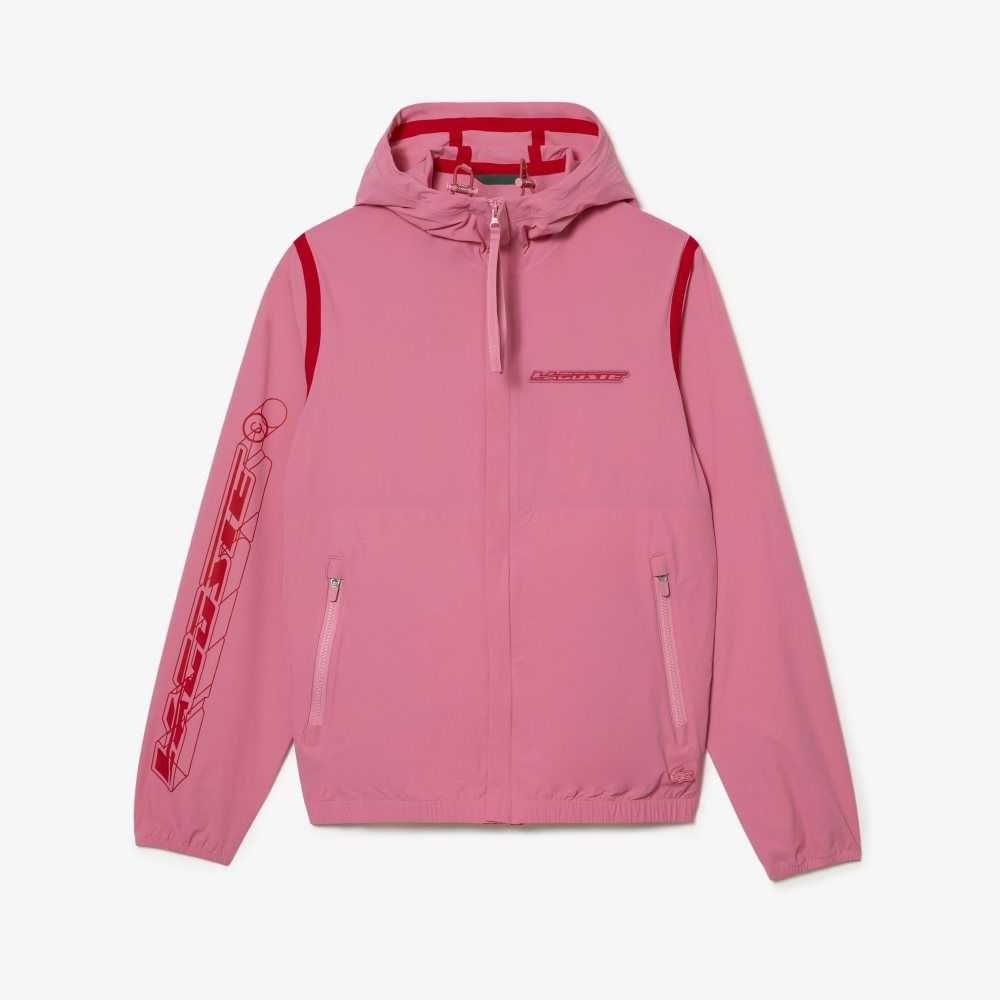 Lacoste Recycled Polyamide Korta Track Rosa | WKNTP-8639