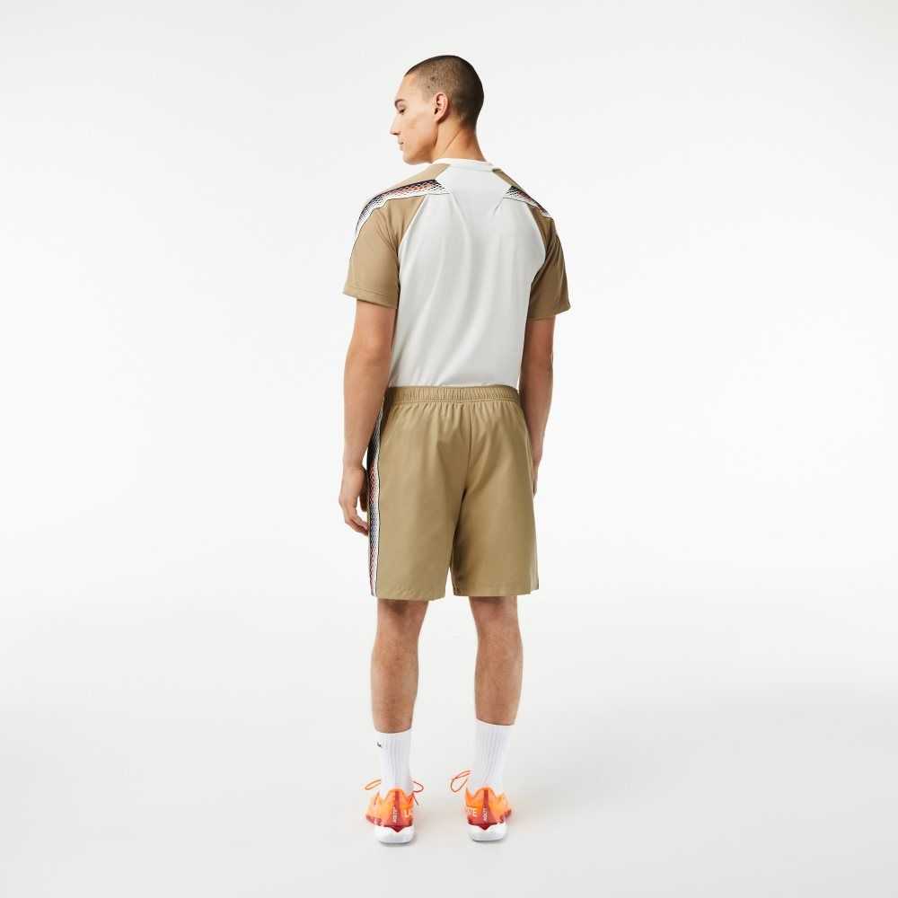 Lacoste Recycled Polyester Tennis Beige | GINZS-7260