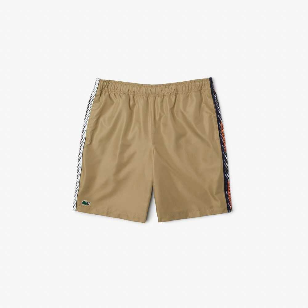 Lacoste Recycled Polyester Tennis Beige | GINZS-7260