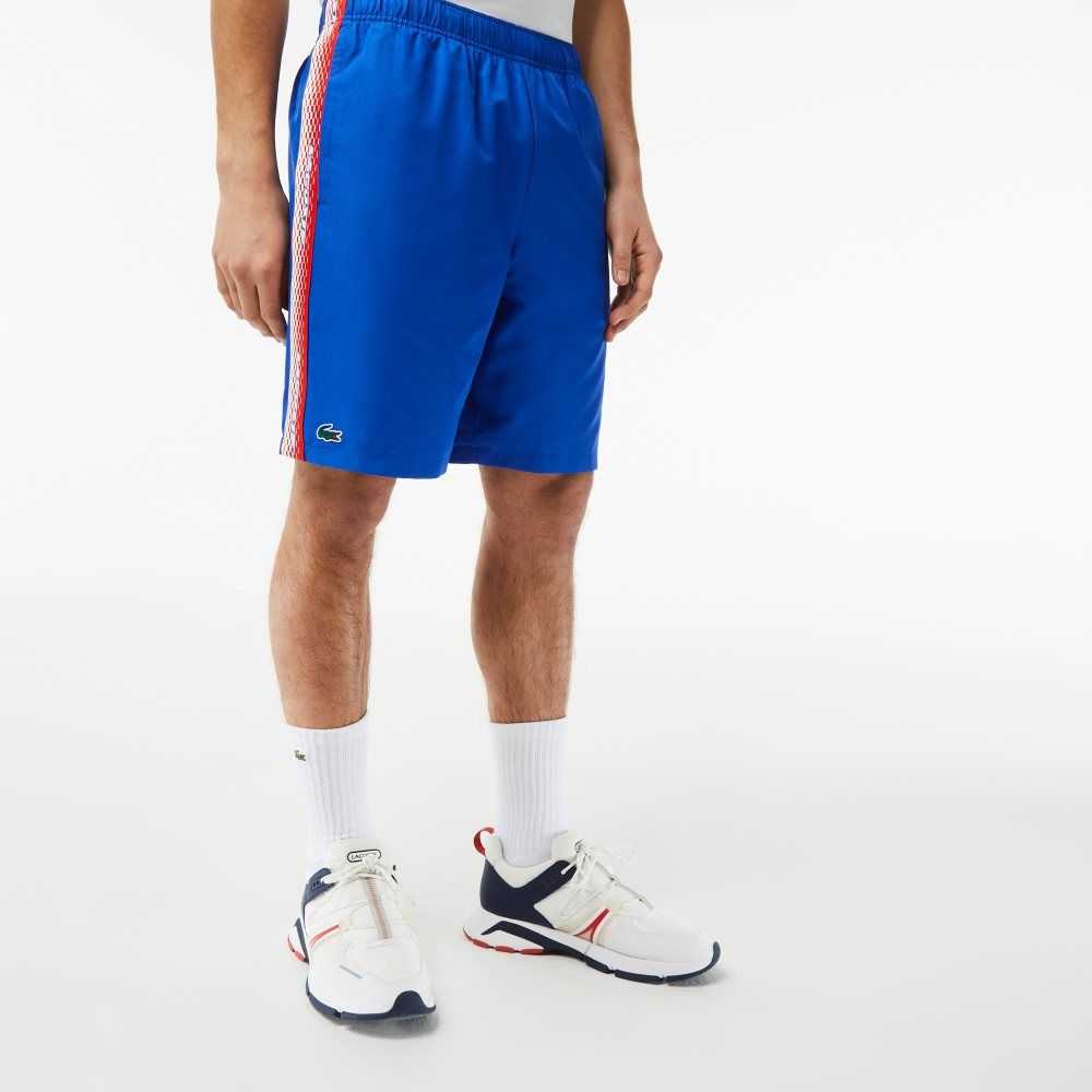 Lacoste Recycled Polyester Tennis Blå | CWMXL-5349