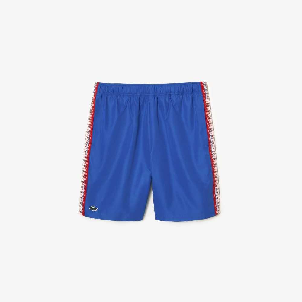 Lacoste Recycled Polyester Tennis Blå | CWMXL-5349