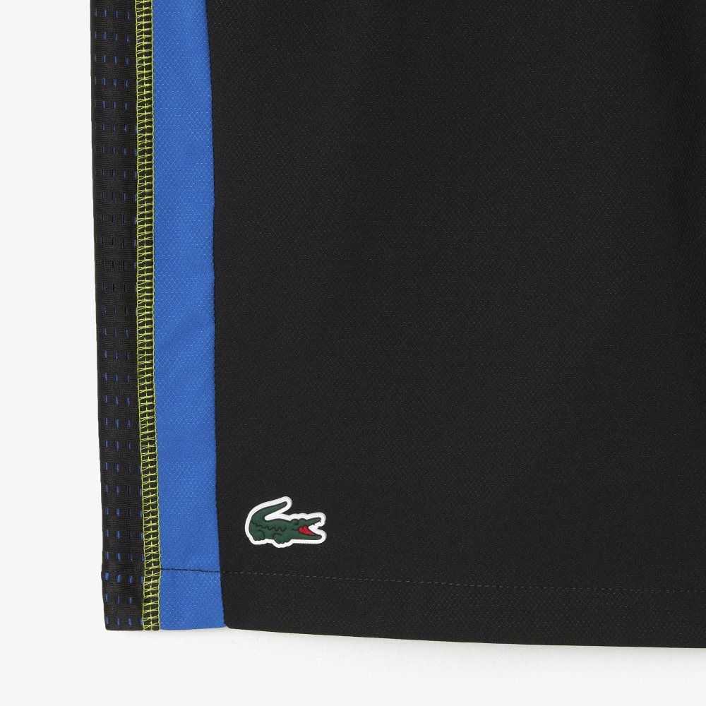 Lacoste Recycled Polyester Tennis Svarta Blå Gula | NSUDM-1725