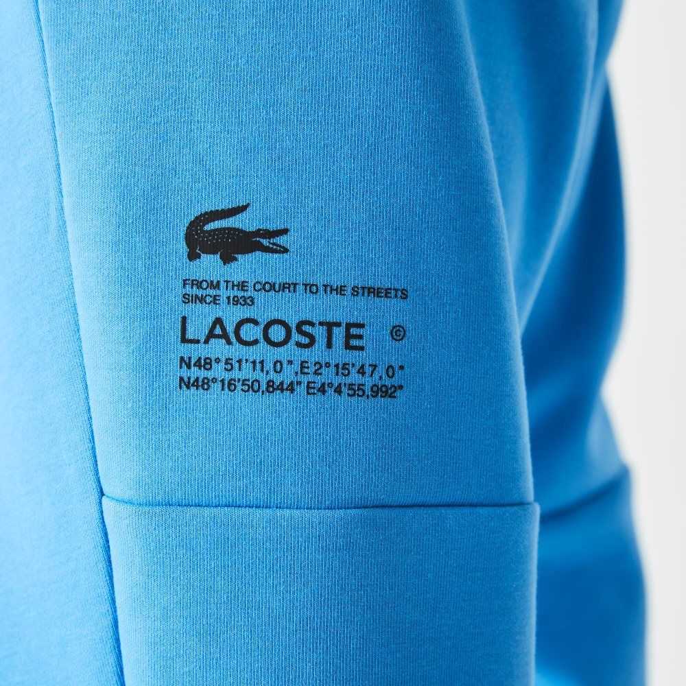 Lacoste Reflective Print Blå | SOTMB-4817