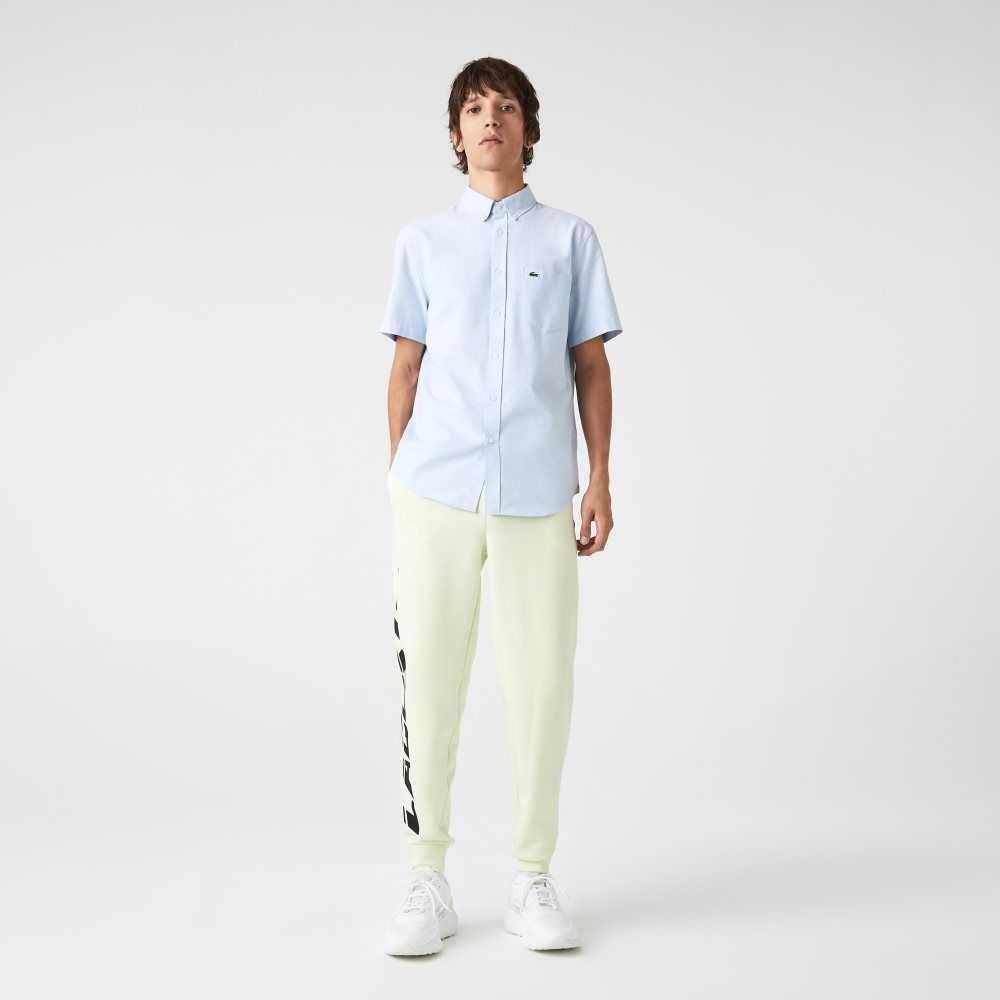 Lacoste Regular Fit Bomull Blå | KMQEV-3891