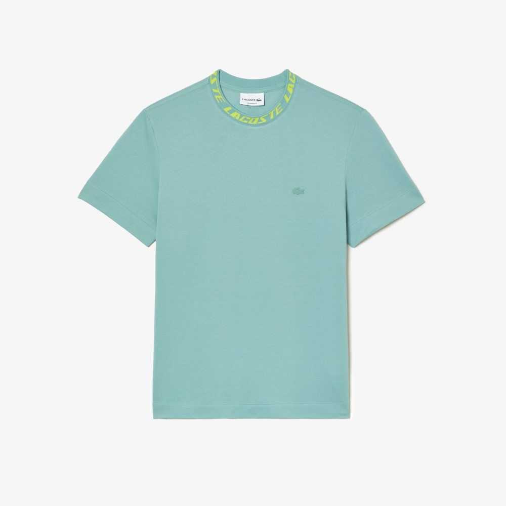 Lacoste Regular Fit Branded Collar Mintgröna | MSKBN-6415