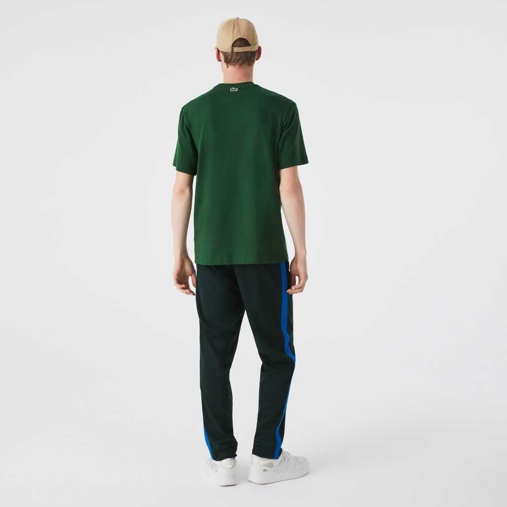 Lacoste Regular Fit Branded Monogram Print Gröna | NLSUQ-3284