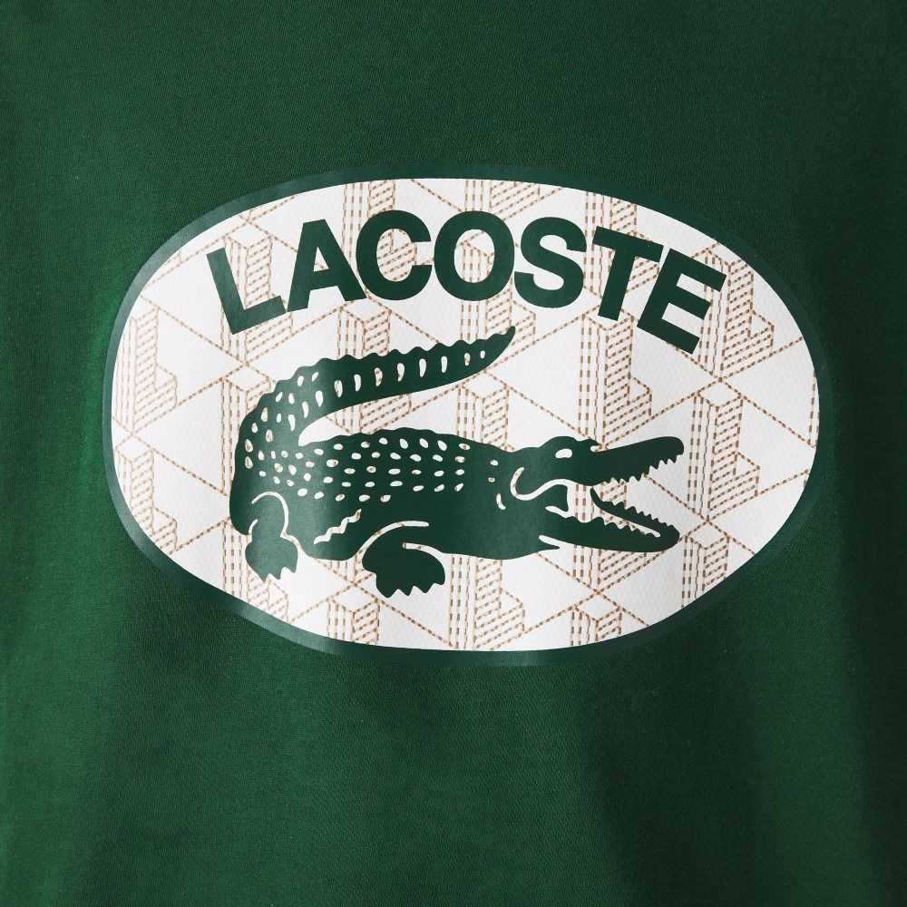 Lacoste Regular Fit Branded Monogram Print Gröna | NLSUQ-3284