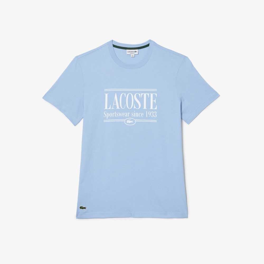 Lacoste Regular Fit Jersey Blå | BADYQ-0563