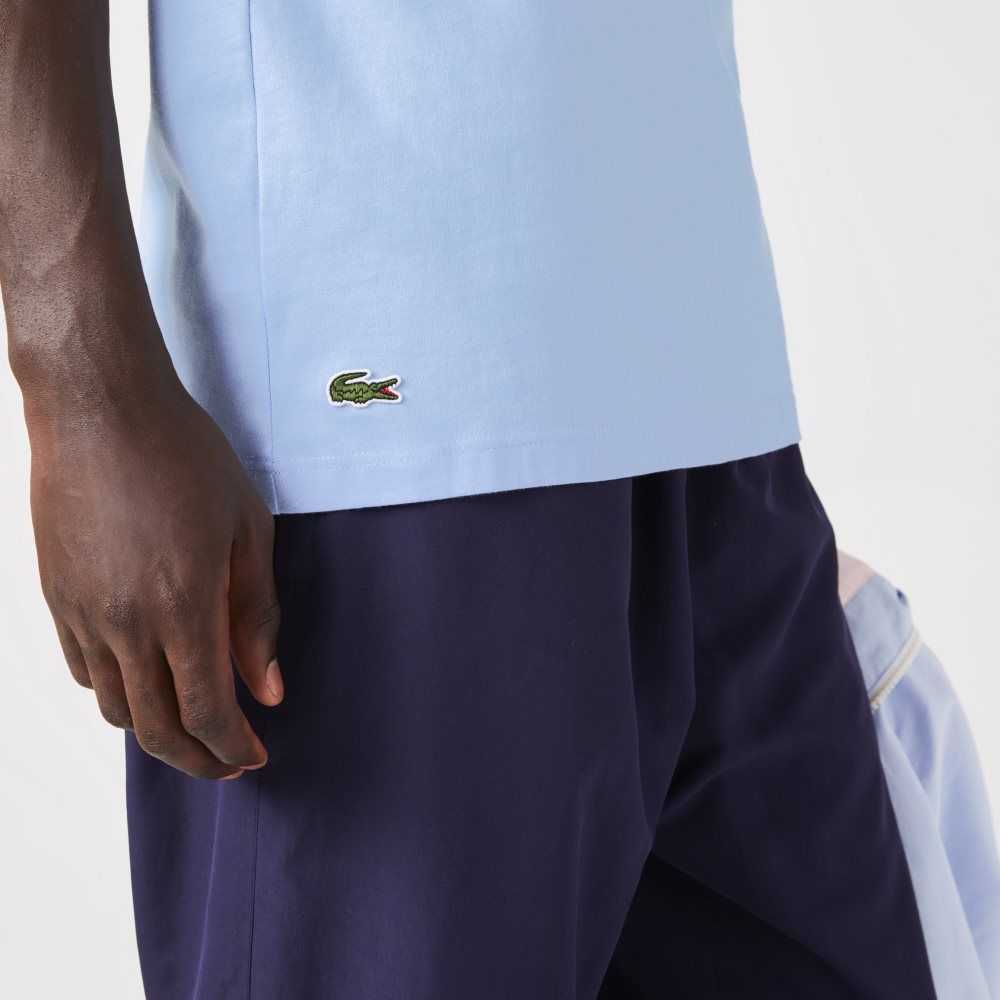 Lacoste Regular Fit Jersey Blå | BADYQ-0563