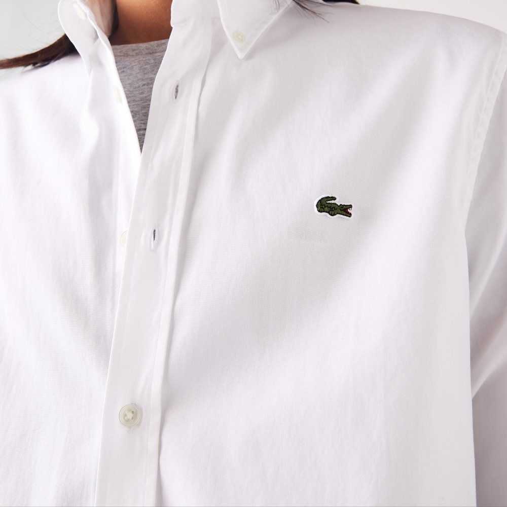 Lacoste Regular Fit Premium Bomull Vita | AYZPH-4932