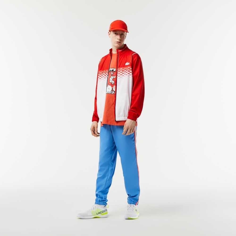 Lacoste Regular Fit Track Pants Blå | EIPDV-0178